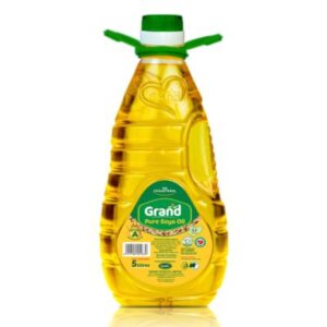 Grand Pure Soy Oil Plastic Bottles 5 Litres